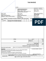 Tax Invoice: Sr. No. Hsn/Sac Description of Goods or Services Uom Qty. Rate Value Discount Taxable Value (In RS.)