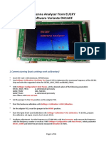 Antenna Analyzer From EU1KY So4ware Variante DH1AKF: 1 Commissioning (Basic Se/ngs and Calibra3on)