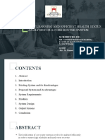 Self Learning and Efficient Health Status Analysis For A Core Router System