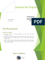 Compressed Air Engine: Presented By: Abhishek Agarwal (101603)