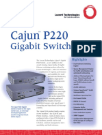 Cajun P220: Gigabit Switches