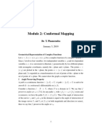 Module 2: Conformal Mapping: Dr. T. Phaneendra January 3, 2019