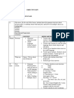 Lesson Plan Objective Key Month 6 Week 2 Lesson 2: Unit 15: The World of Work 15.1. Working Hours