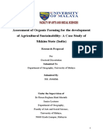 Assessment of Organic Farming For The Development of Agricultural Sustainability: A Case Study of Sikkim State (India)