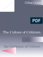 The Culture of Criticism