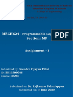 Assignment 1 For Programmable Logic Controllers