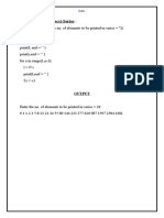 To Print Fibonacci-Series:: Page No. Date