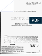 Photocatalysis The Destruction Aqueous TNT, RDX, and HMX: For of