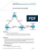 Chapter 5 Lab 5-1, Configure and Verify Path Control Using PBR Topology