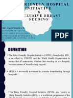 BFHI & Exclusive Breast Feeding