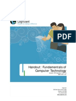 Handout: Fundamentals of Computer Technology: Version: FCT/Handout/1107/1.0 Date: 08-11-07