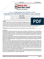 Effect of Compounding Characteristics On Heat Sensitization of PVME Blended Natural Rubber Latex Compound