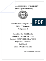 Mohanlal Sukhadia University Udaipur (Rajasthan) : Date of Submission: 29/05/2020