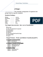 Lab-1-Classification of Fungi:: Classification: Is The Systematic Arrangement of Organisms Into Standard Endings