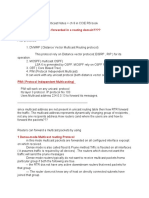 How Multicast Stream Is Forwarded in A Routing Domain????