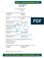 PLANT SCIENCE JRF 2005 PDF