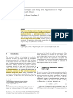 Lightweight Car Body and Application of High Strength Steels PDF