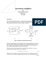 Operational Amplifiers: by Majid Mukhlif Menhal Superviser Dr. Dalia