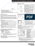 System Components Installation Instructions: Notes