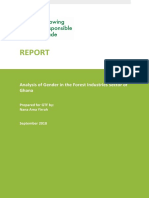 GTF Analysis of Gender in The Forest Industries Sector of Ghana September 2018 PDF