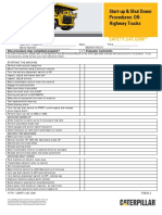 Start-Up & Shut Down Procedures: Off-Highway Trucks