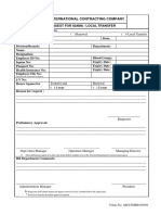 HR035-1 Request For Iqama - Local Transfer