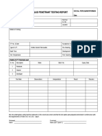 Liquid Penetrant Testing Report