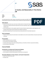 SAS - Modeling Trend, Cycles, and Seasonality in Time Series Data Using PROC UCM