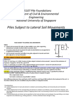 L1 Piles Subject To Lateral Soil Movement