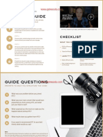 Filming Guide: Checklist