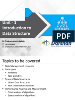 Unit - 1 Introduction To Data Structure