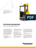 ETV/ETM 318/320/325: Electric Reach Truck (1,800/2,000/2,500 KG)