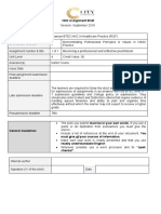 Assignment Brief - Unit 2 - Demonstrating Professional Principles Values (Final)