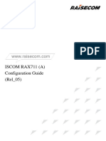 ISCOM RAX711 (A) Configuration Guide (Rel - 05) PDF