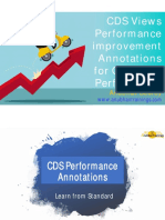 Cds View Performance