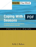 (Treatments That Work) Kelly J Rohan - Coping With The Seasons - A Cognitive Behavioral Approach To Seasonal Affective Disorder, Therapist Guide-Oxford University Press, USA (2008)