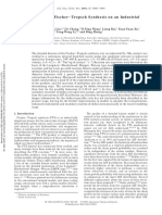 (WGS) - Detailed Kinetics of Fischer Tropsch Synthesis On An Industrial Fe MN Catalyst