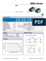 RSEL Series: 0.5A To 6A, 250VAC EMI Filters