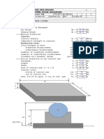 Design of Concrete Pad