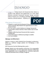 Why Django Framework ?