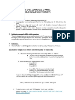 Cs Emea Commercial Channel Hold On Wue Selected Parts: Docid C04800247&Contenttype Support Document#Abt1