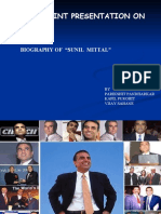 A Powerpoint Presentation On: Biography of "Sunil Mittal"