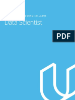 Data Scientist: Nanodegree Program Syllabus