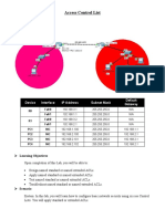 Access Control List: Topology Diagram