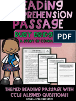 Ruby Bridges Reading Comprehension Passagewith Questions