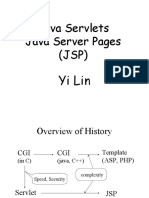 Java Servlets Java Server Pages (JSP) : Yi Lin