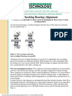 Checking Bearing Alignment