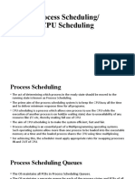 Lecture 4 - Process - CPU Scheduling