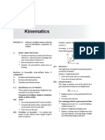 Kinematics: Section A