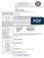Republic of The Philippines Polytechnic University of The Philippines College of Education Department of Elementary and Secondary Education